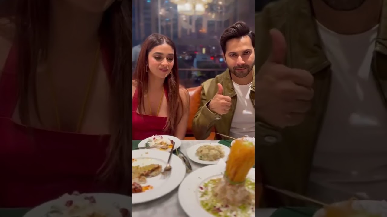 Varun & Keerthy at Baraak Restaurant at Dubai ✨🌷