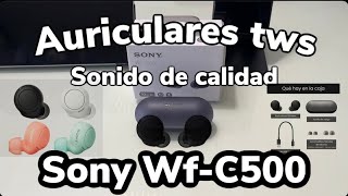 Sony WFC500 Auriculares TWS. Sonido de calidad