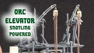Rope and Pulley Elevator - Orc Display Board WIP#6 -