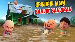 Upin ipin Main Banjir banjiran , Ipin Senang ! GTA Lucu