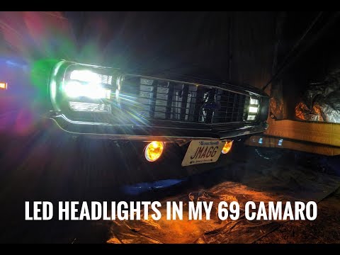1969 camaro led headlights online