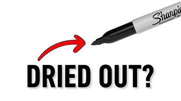 How To Fix A Dried Out Sharpie (EASY!)
