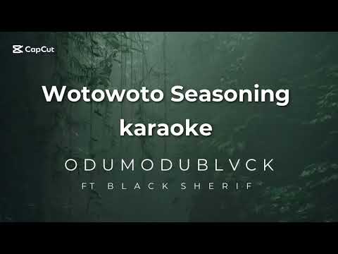 WOTOWOTO SEASONING KARAOKE - ODUMODUBLVCK FT BLACK SHERIF