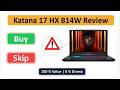 🔥 MSI Katana 17 HX B14W Review | Powerful RTX Gaming Laptop with Intel HX Performance