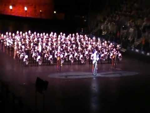 Edinburgh tattoo 2011 Massed bands of HM Royal Marines