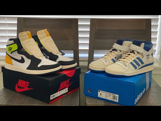 Which Mid is Better??? Forum 84 Mid - Light Blue - Air Jordan 1