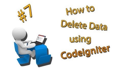 #7 Tutorial CRUD Codeigniter dengan Template AdminLTE (Delete Data)