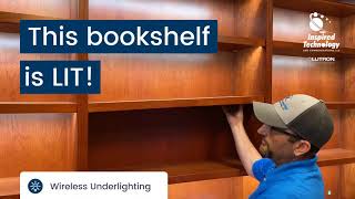 This Bookshelf Is Lit