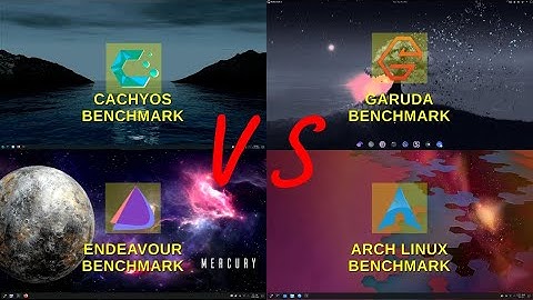 Cachyos vs Garuda vs Endeavour vs Arch Linux | Gaming FPS Benchmark Test