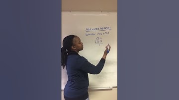 Adding Decimals No Regrouping.