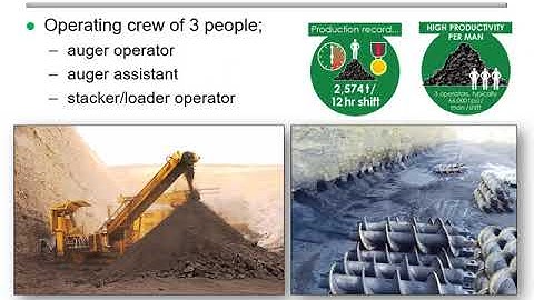 Australian coal auger mining experience
