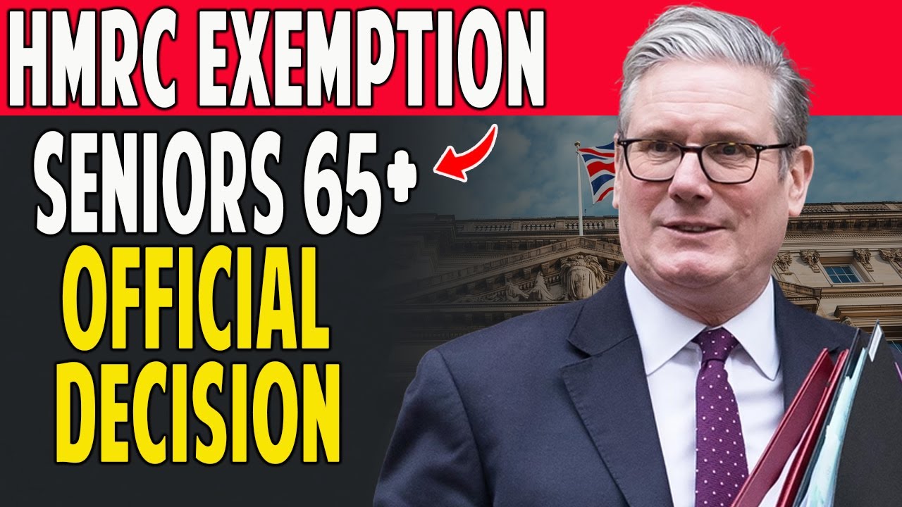HMRC CONFIRMS: UK Seniors 65+ Officially Exempt From New Tax Rules