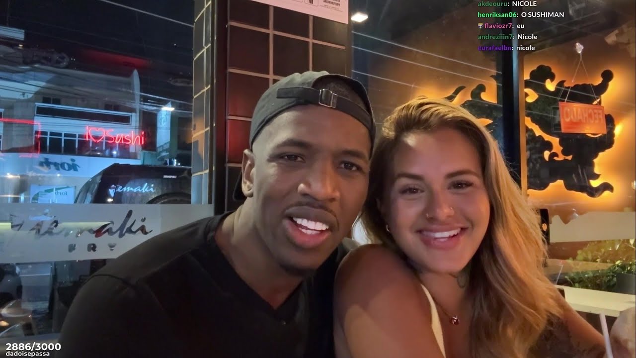 FONTINNELERJ E NICOLE REIS NUM ENCONTRO ''QUASE'' ROMÂNTICO