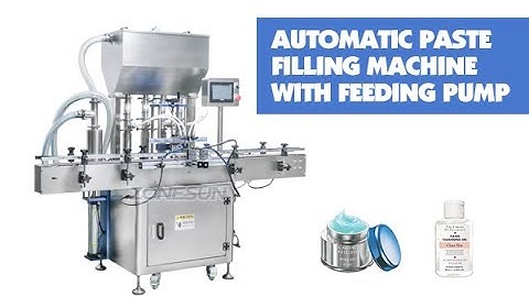 How to use ZS-YT4T-4PX Automatic Paste Filling Machine With Feeding Pump