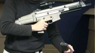 Ra Tech We Scar Steel Bolt Ver.2 & Kc-02 Tactical Mag Release.mpg