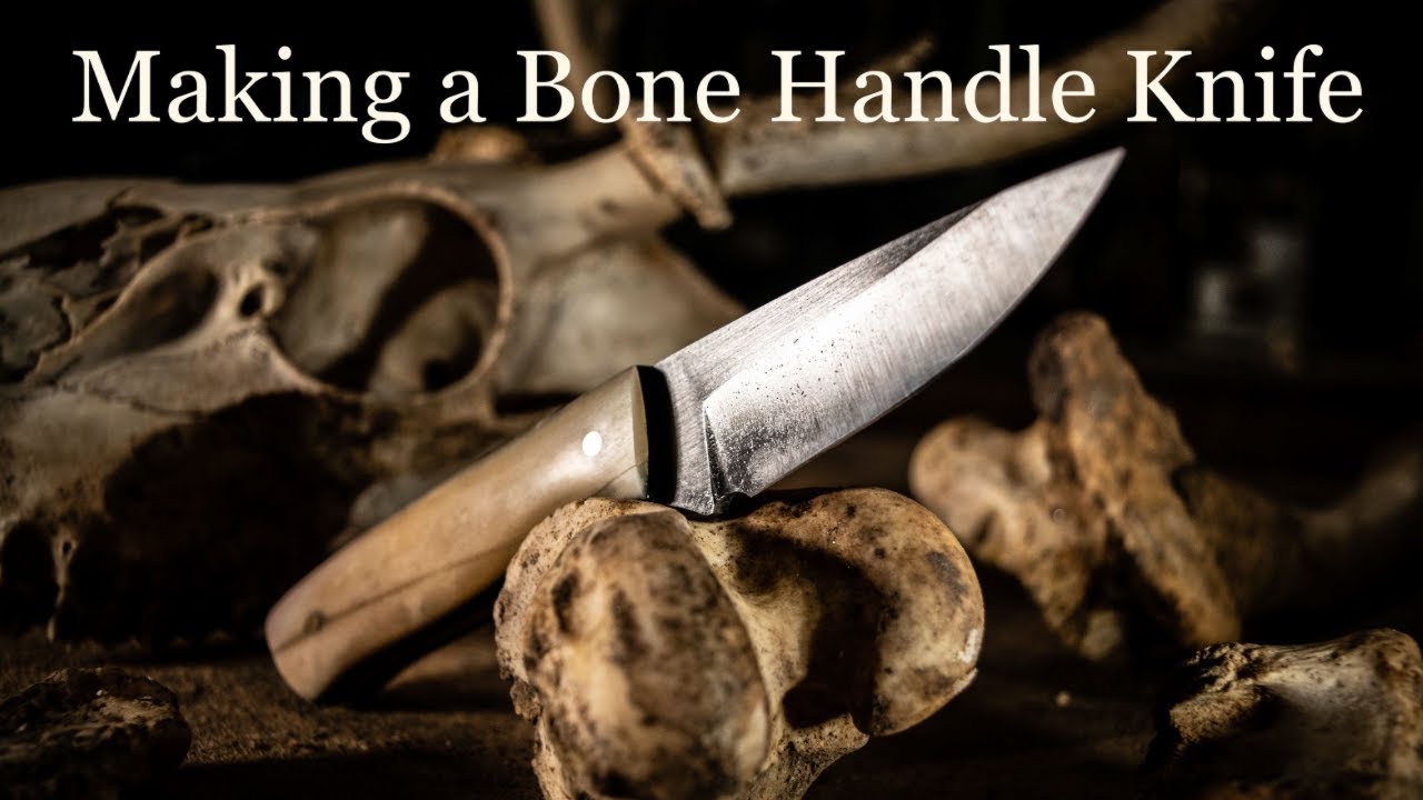 Making A Bone Handle Knife Youtube Knife Knife Making Blacksmithing Knives