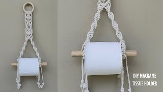 DIY MACRAME TISSUE HOLDER SIMPLE| EASY TO MAKE