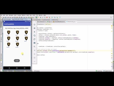 Dynamic GridView with MS SQL Server using JDBC - Android
