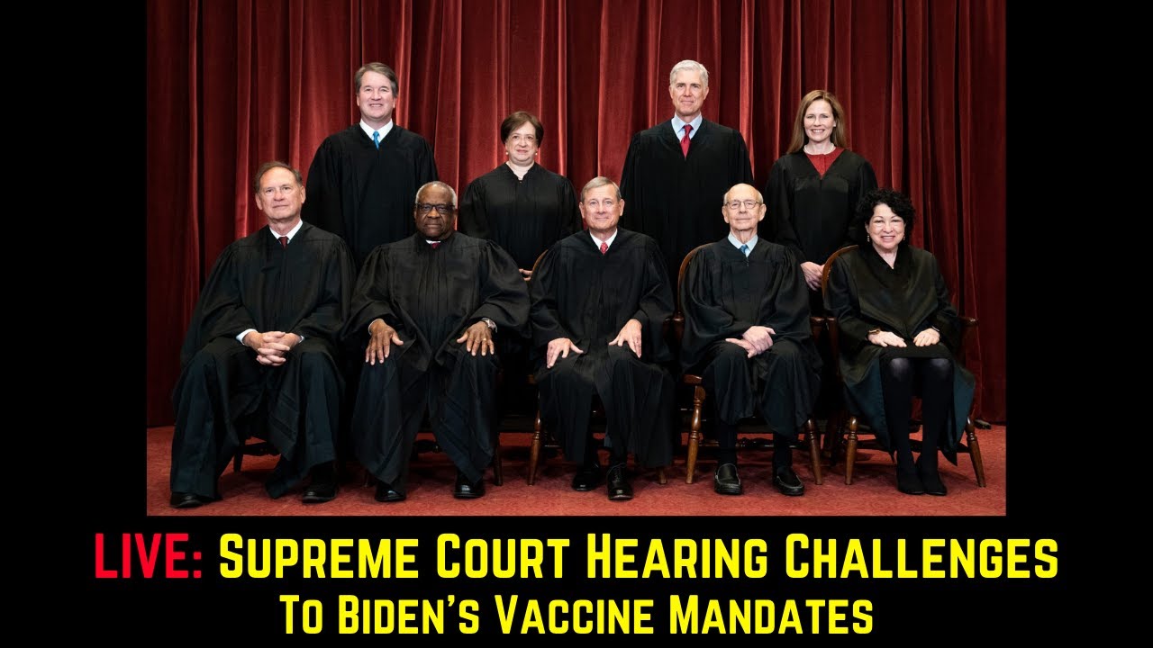 ⁣LIVE: Supreme Court Hearing 2 Challenges To Biden Shot Mandates