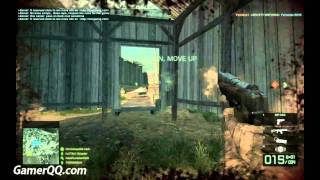 Battlefield Bad Company 2 Epic Knife Kill After Chasing an Opponent
