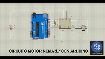 Simulación Arduino, motor paso a paso bipolar NEMA 17 y placa L293D