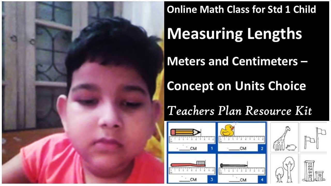 Shrey_23 : Online Math Class for Std 1 Child - Length Units - YouTube