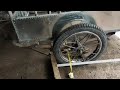 Tutorial/how to mounting tricycle/tricycle cargos side wheel w/ wheel alignment and measurement.