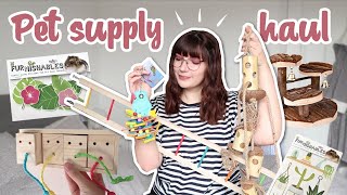 I bought my rats and mice more toys | Pet supply haul