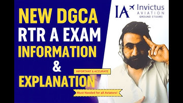 Everything to know about NEW DGCA RTR A EXAM!  (ICATS RTR A Live Class - DGCARTRA1/Session1)
