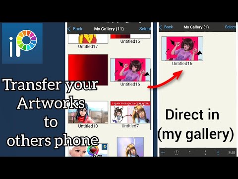 Transfer your artworks in others phone (ibis paint x tutorials)