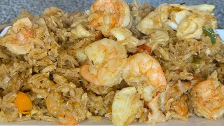 THE BEST SEAFOOD RICE HANDS DOWN | YOU WON'T WANT TO EAT SEAFOOD RICE ANY OTHER WAY| MUST TRY