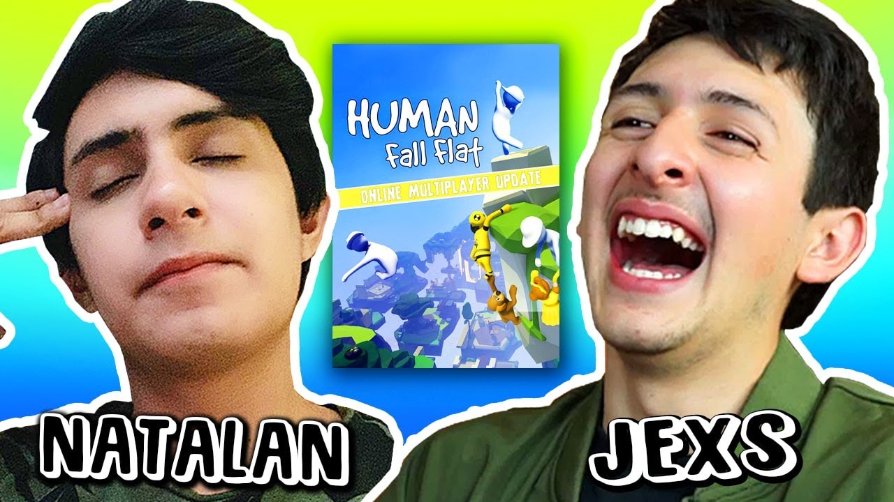 Natalan y Jexs en Human Fall Flat (Termina mal xD)