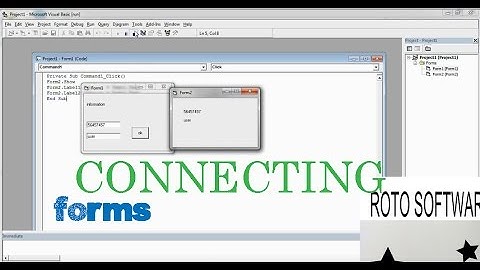 Connecting Forms in Vb 6.0 - Part 2