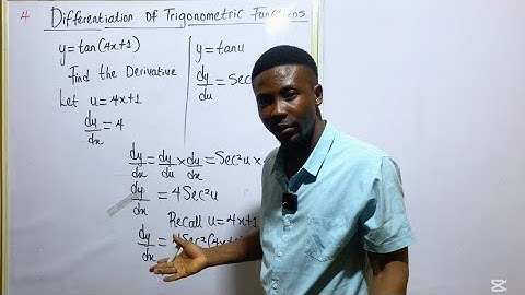 DIFFERENTIATION of Trigonometric Functions 4 | Derivatives | Calculus