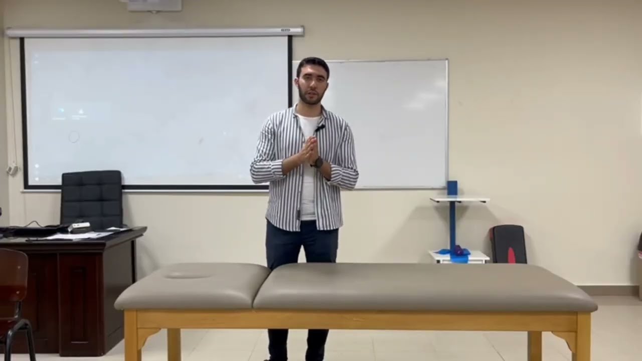 Manual passive stretching exercise 