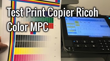 Test print Ricoh MPC