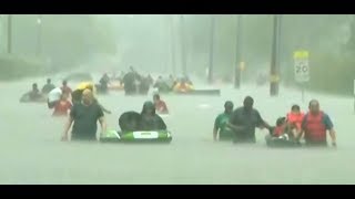 Tropical Storm Harvey dumps half a year's worth of rain in 24 hours
