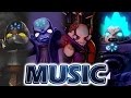 Skylanders  kaos final battle music compilation all games