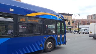 MTA NYCT Bus: 2018 New Flyer XD40 #7652 on the B41