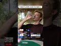 Poker Player Wins Hand, Goes Berserk 💀 #poker #casino #pokerhands