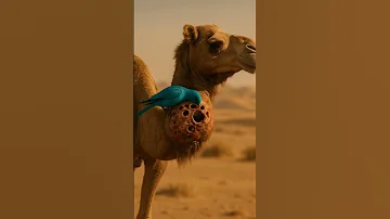 Bird Rescues Camel From Parasitic Swarm In Desert Nature S Unexpected Moment Shorts 