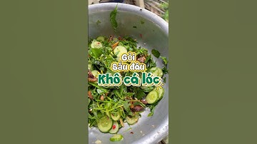 Gỏi SẦU ĐÂU khô cá lóc | Thanh Tiger