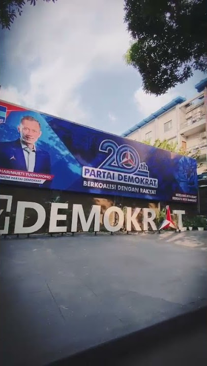 Siapa yang menyangka ini kantor partai politik #Demokrat #AHY #20thPartaiDemokrat