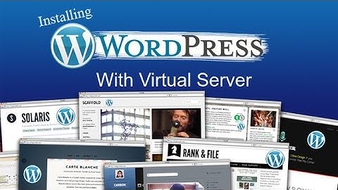How to install wordpress on xampp with virtual host in local machine step 2