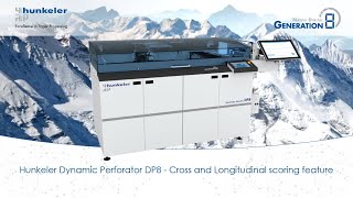 Hunkeler Dynamic Perforator DP8 - Cross and Longitudinal scoring feature