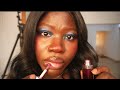 ASMR Relaxing up-close Lipgloss & Makeup Application , Whispering + mouth Sounds 👄