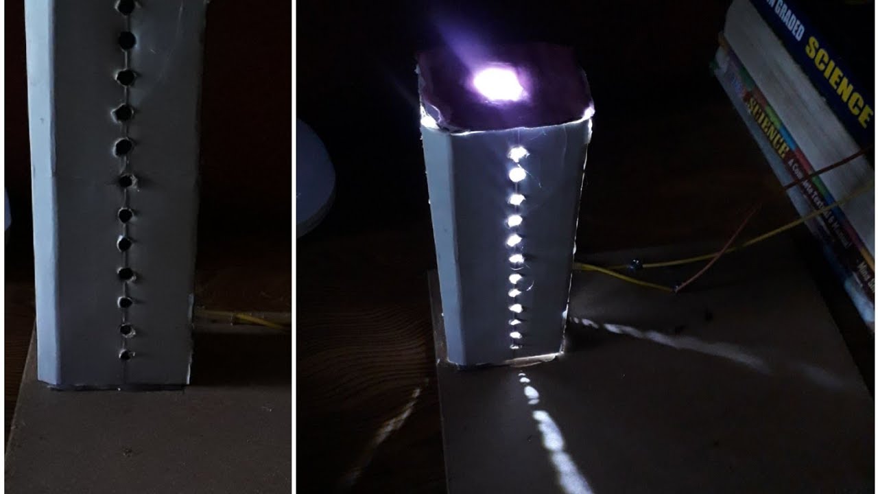 Do it yourself(DIY) table decoration light lamp make table decoration