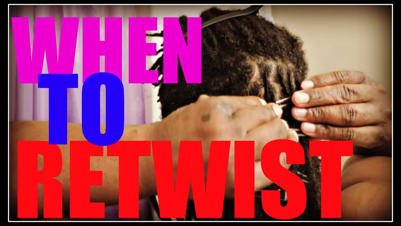 How OFTEN to RETWIST When Retwisting Dreads Yourself YouTube