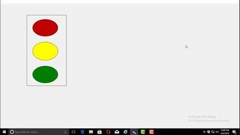 Traffic signal system program in visual basic 6.0