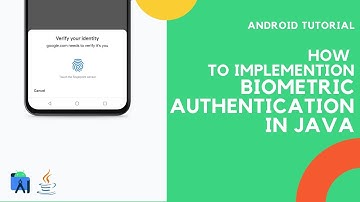 How To Implement Fingerprint/Face Biometric authentication in Java | Android Studio Tutorial